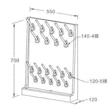 YL 2404 大(da)單面滴水架