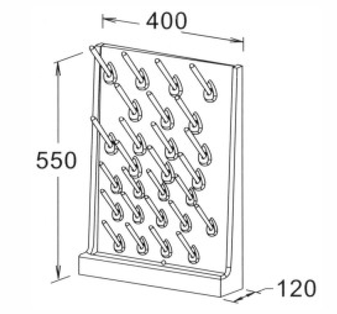 YL 2403 小(xiao)單面滴水架