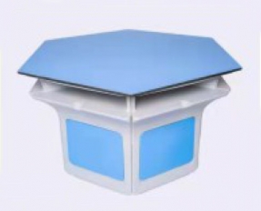 YL-0801-六邊形實(shi)驗桌-實驗室(shi)配件